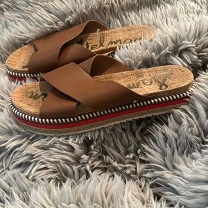 Brown Sam Edelman Leyton Espadrille Sandal.